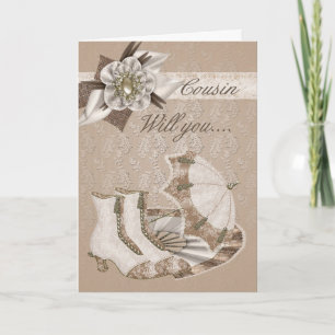 Invitation Cousin Bridesmaid, seras-tu ma Bridesmaid ?