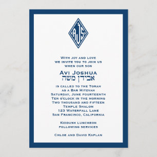 Invitation Coutume d'Avi Joshua