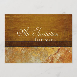 Invitation Coutume en pierre de retraite de cadre commercial