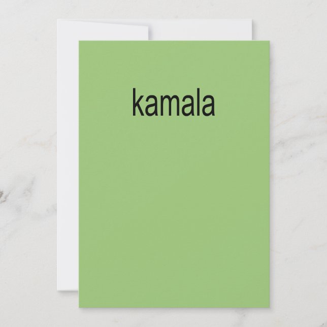 Invitation Couverture de l'album Kamala (Devant)