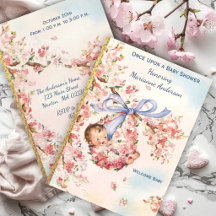 Couverture de livre d'histoires vintage Baby Showe