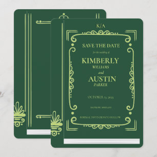 Invitation Couverture de livre vintage   Thème de livre Enreg