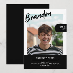INVITATION COUVERTURE DE MAGAZINE POUR ADOLESCENT MODERNE