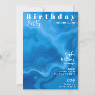 Invitation Couverture du magazine de fête d'anniversaire