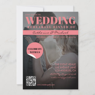 Invitation Couverture du magazine Tendance Dark Photo