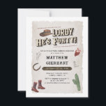 Invitation Cowboy Retro 40th Birthday Weekend Boots Party<br><div class="desc">40th Birthday Weekend Retro Cowboy Boots Party Invitation que vous pouvez facilement customiser pour la fête du quarantième anniversaire à venir</div>