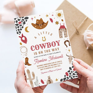Invitation Cowboy Rodeo Boy Southwestern Ranch Baby shower