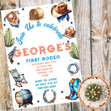 Cowboy Western Wild West Anniversaire