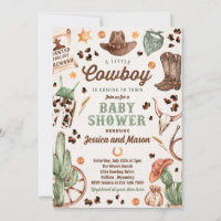 Cowboy Wild West Rodeo Ranch Baby shower garçon