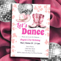 Cowgirl Disco 21e anniversaire PINK Dance