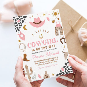 Invitation Cowgirl Rodeo Girl Southwestern Ranch Baby shower