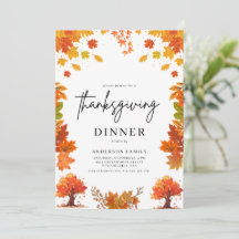 Cozy Fall Thanksgiving Dinner Party