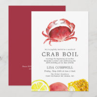 Crabe Crimelle | 30e anniversaire Crabe bouillie