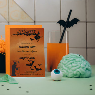 Invitation Crainte adulte Halloween Parti Décès