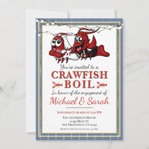 Invitation Crawfish Boil Couples de douche