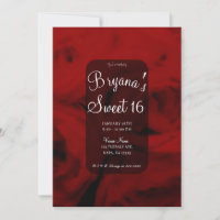 Creamy Soft Red Roses Sweet 16 Anniversaire
