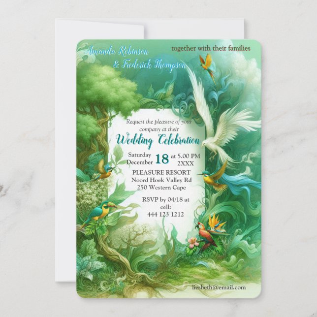 Invitation Créations Magiques Fantastiques Enchantées (Devant)