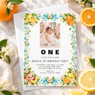 Invitation créative et colorée pour une fête d'ann