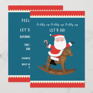 Invitation créative pour une fête de Noël