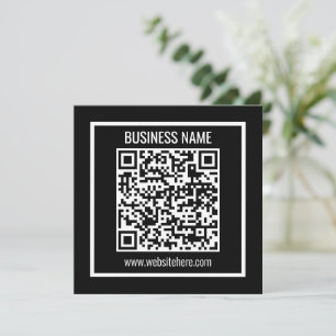 Invitation Créez un code QR moderne instantanément