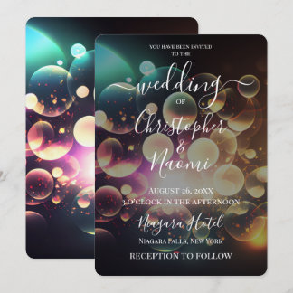 Invitation Créez vos propres bulles colorées