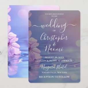 Invitation Créez vos propres fleurs et mariage à l'eau