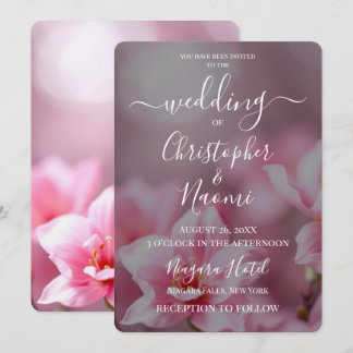 Invitation Créez vos propres jolies fleurs roses