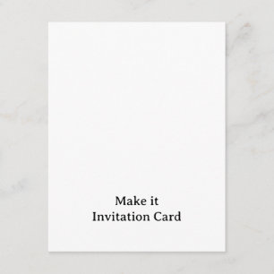 Invitation Créez votre 4,25" x 5,5" au carré personnalisé
