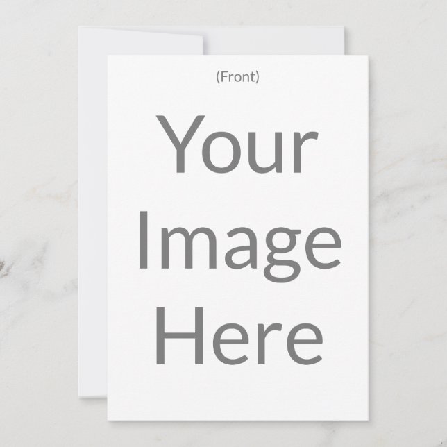 Invitation Créez votre propre 13 x 18 cm mat recto verso (Devant)