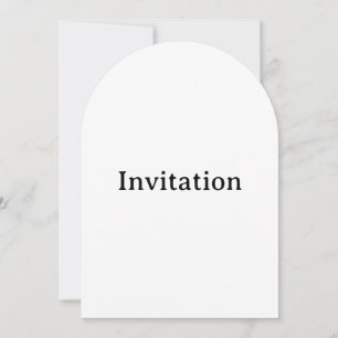 Invitation Créez Votre Propre Arche Simple Personnalisée 5" x