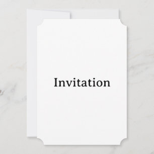 Invitation Créez votre propre billet personnalisé simple 13 x