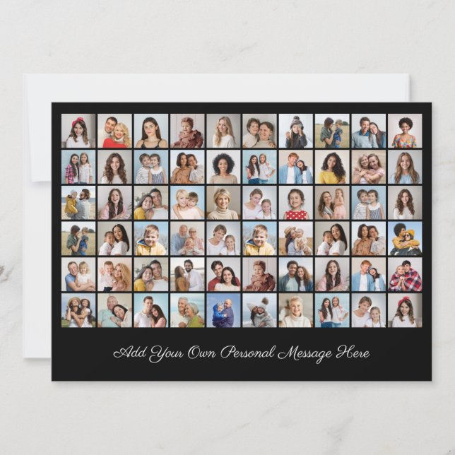 Invitation Créez votre propre collection de photos de 60 Ajou (Devant)