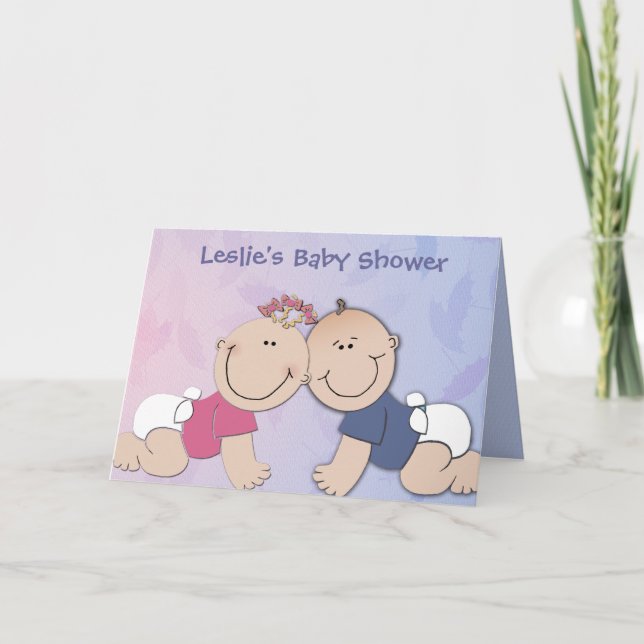 Invitation Créez votre propre conception de baby shower (Devant)