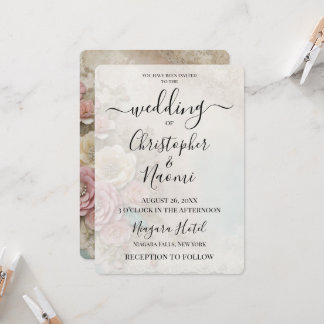 Invitation Créez Votre Propre Fleurs De Papier Chic Shabby Ru