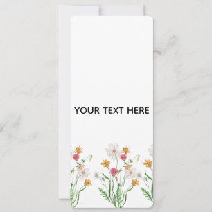 Invitation Créez Votre Propre Floral