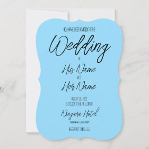 Invitation Créez votre propre Mariage couleur personnalisé