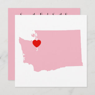 Invitation Créez votre propre Mariage couleur Washington