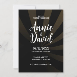 Invitation Créez votre propre Mariage de bandes d'ombre