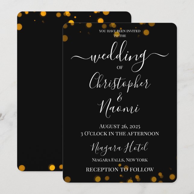 Invitation Créez votre propre Mariage de bord de réservation  (Devant / Derrière)