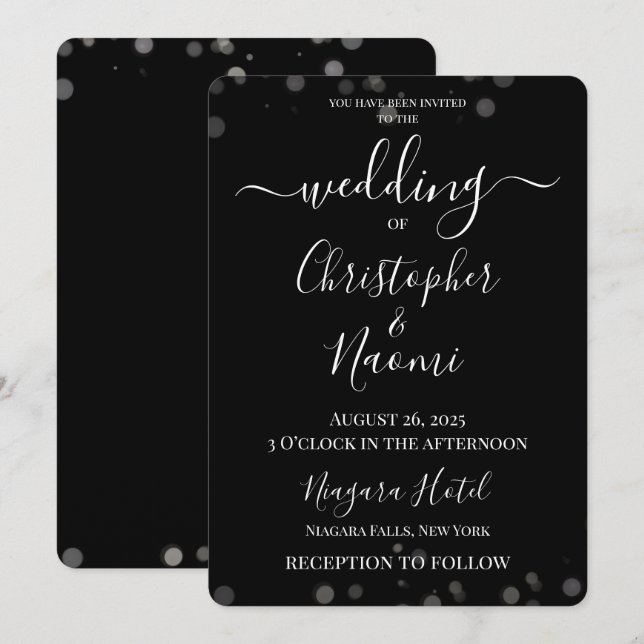 Invitation Créez votre propre Mariage de bord de réservation  (Devant / Derrière)
