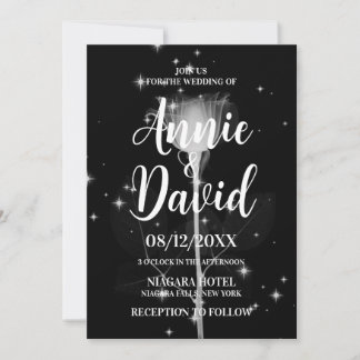 Invitation Créez votre propre Mariage de fleurs X-Ray