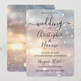 Invitation Créez votre propre Mariage d'étincelle solaire