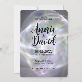 Invitation Créez votre propre Mariage Orb Lumière Personnalis