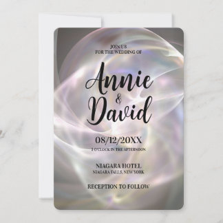 Invitation Créez votre propre Mariage Orb Lumière Personnalis