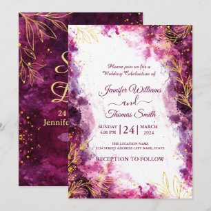 Invitation Créez votre propre Mariage personnalisé Enregistre