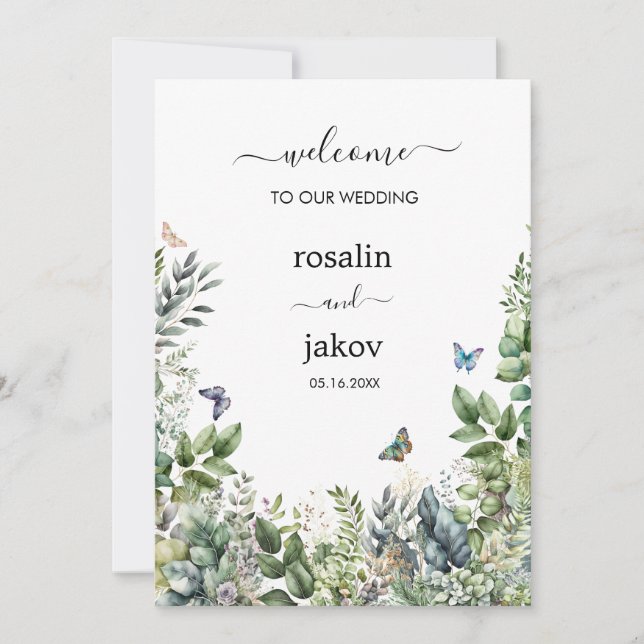 Invitation Créez votre propre mariage rustique (Devant)