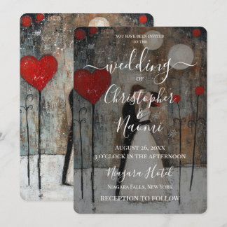 Invitation Créez Votre Propre Mariée & Marié Mariage Fantaisi