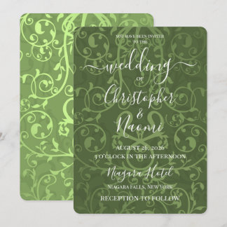 Invitation Créez Votre Propre Motif Vintage Mariage