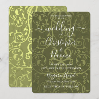 Invitation Créez Votre Propre Motif Vintage Mariage