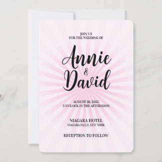 Invitation Créez votre propre Pastel Retro Starburst